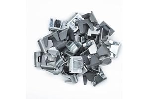 JJWNMLL 330pcs Drahtkäfig Schnallen Clips Metallschnallen Clip Käfig Schnapp Clip für Haustier Katze Hund Kaninchen Käfig