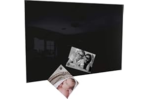 Colours-Manufaktur Magnettafel Magnetwand inkl. 4 Magnete (schwarz, 50 x 80 cm)