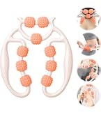 Rouleau De Massage Musculaire 3D Avec 4 Roues - Pour Jambes, Dos, épaules - Auto-massage Des Tissus Profonds, Anti-cellulite