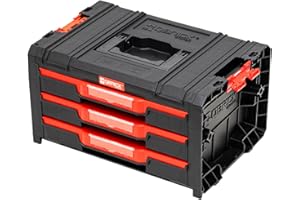 Qbrick Armoire à outils à tiroir - 45 x 32 x 24,5 cm PRO Drawer 3 Boîte à outils modulaire avec 3 tiroirs