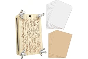 Bafutayawa Zosutetoxo Blompressningssats, DIY Blompress för Vuxna, Kreativt för Vuxna för Hantverk & Bevarande av Buketter