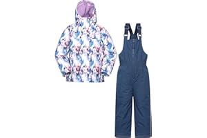 Mountain Warehouse Polar Zone Ensemble veste et salopette de neige pour enfant – Chaud