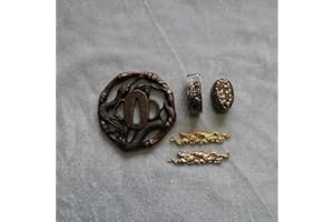 Boyu JAPANESE SAMURAI SWORD KOSHIRAE – TSUBA FUCHI KASHIRA MENUKI HJ49-HJ69