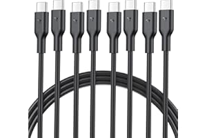 RAMPOW Cavo USB C [1M*4] 60W, Cavo USB Type-C Ricarica Rapida Cavo USB C USB C, Cavo iPhone 16, Cavo iPhone 15 per iPhone 16/16 Pro/15/15 Pro, Samsung S23/S22/S21/S20, iPad Pro/Air/Mini, Xiaomi