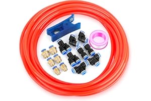 TAILONZ PNEUMATIC arancione 12 mm OD 8 mm ID poliuretano PU tubo flessibile aria Kit 10 metri 32.8ft