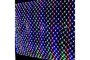 LightsGo Net Fairy Lights Outdoor Indoor LED Fairy Lights 120LEDs 1.5m*2m Multi Colours - 8/16H Timer, 8 Modes, Memory