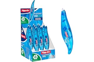 BIC Tipp-Ex Exact Liner ECOlutions Premium Quality Correction Resistant Tapes - Box of 10 High-Quality, 6 m Tape