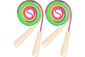 RUACDIQ 2 piezas de cuerda de saltar para niños