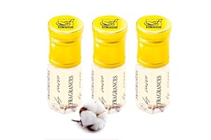 Lot de 3 Musc Tahara - Musc Blanc - 3ml - Musc Intime Femme - FRAGRANCES BY SASSO - Parfum Femme - Gel Intime Pour Femme
