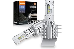 D-Lumina Żarówki LED H15, 60 W, 12000 lm, 6500 K, oświetlenie drogowe i światło do jazdy dziennej, 300% jasności, odporne na błędy, ksenonowe, białe, zestaw do konwersji żarówek, 2 sztuki