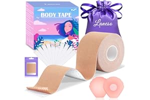 Laneso Remonte Sein Adhesif Boob Tape Soutien Gorge Invisible Adhesif 2 Cache Tetons Femme Invisible Auto-Adhesive 10 Fashion Clothing Tape Body Tape pour Bonnet A-E Gros Seins