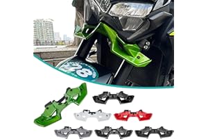Lorababer Motorcycle Front Fender Fairing Beak Nose Cover Compatible with K-awasaki Z900 Z 900 Z-900 Part 2020 2021 2022 2023 2024 Aerodynamic Winglets Fairing Decorative Kit (Black)