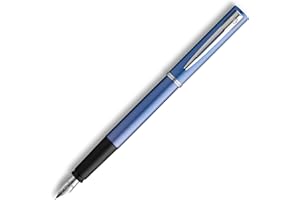 Waterman Allure stylo plume - Laque Bleue - Encre Bleue - coffret cadeau