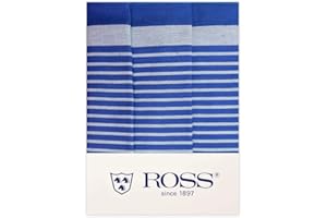 Ross - Exclusive 0914 Half-Linen Tea Towels (50 x 70 cm Blue)
