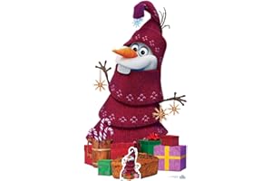 STAR CUTOUTS Olaf Frozen Adventure Gran Figura de cartón, cartón, Multicolor, 164 x 97 x 164 cm