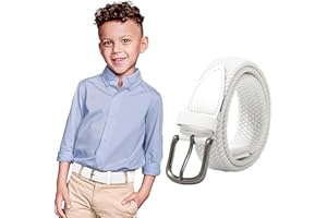 WELROG Kids Elastic Belt for Boys - Stretch Belt for Boys and Girls No Hole Belt for Kids Age 4-12 Sports Belt for Youth