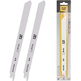 CAT DA07005 228mm Professional Metal/Nailed Wood Cutting Fox Tail Saw Tip 2 Pieces