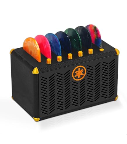 Boîte De Rangement Médiators Style Haut-Parleur – Vitrine Collection Plectres, Support 3D Pour Guitaristes Passionnés