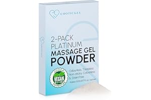 ‎EROTICGEL Nuru Premium żel do masażu w proszku (2 sztuki) | 5 g saszetka podróżna 500 ml | Wyprodukowano w Japonii | Bez parabenów i gliceryny