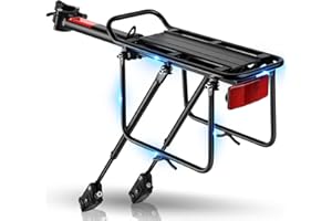 Toptrek Gepäckträger Mountainbike für 24-29 Zoll Fahrrad | Universelle Aluminiumlegierung Gepäckträger Tragfähigkeit Mindeste