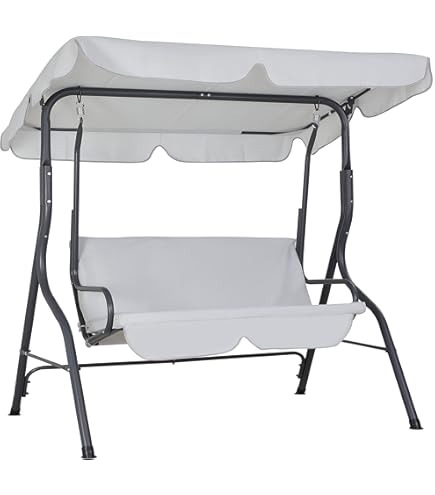 Strattore Tuin Hangmat Swing Stoel 3-zits Patio Gewatteerde Bank Bed Seat met Luifel Outdoor - Zwart Strattore Tuin Hangmat Swing Stoel 3-zits Patio Gewatteerde Bank Bed Seat met Luifel Outdoor - Zwart