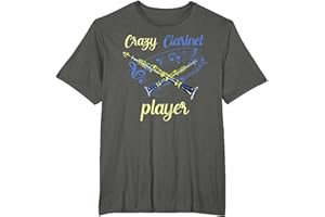 MAGLIETTA IDEA REGALO CLARINETTO Musicista Clarinettista Divertente Idea Regalo Clarinetto Maglietta