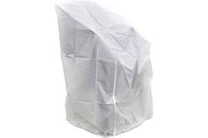 HI Pokrowiec ochronny na krzesła z tkaniny PEVA, pokrowiec na krzesła ogrodowe, krzesło ogrodowe, krzesło układane w stos