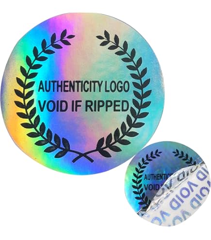 1.5/2cm High Tamper Proof Hologram Stickers High Security Labels - View #2