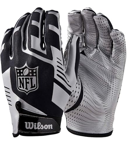 Gants Football Américain BARNETT FRG-03 Bleu - Receveur
