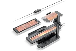 JJC Mobiles Negative Digitalisieren Set mit Diascanner Dimmbar LED Pad – Film Digitalisier Konvertieren 35 mm/120 Negative Dia Filme in Sigitales Filme Scanner