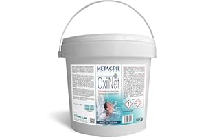 Metacril OxiNet Oxygen Micro Granules Ideal for Swimming Pool or Spa Whirlpool of Any Brand or Model - 5 kg