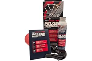 ACS3000 Felgenversiegelung Set – Keramikbeschichtung für Felgen, Langzeitschutz gegen Bremsstaub & Schmutz, Hydrophober Lotus-Effekt, UV-Schutz, Easy-to-Clean, Inkl. Poliertuch