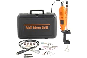 MAIL MORE 135W Rotary Drill Tool Set – Electric Hobby Drill Kit with Multi Tool Accessories – DIY Engraving, Grinding, Polishing & Craft for Arts and Home Projects
