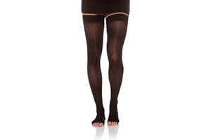 JOMI COMPRESSION Thigh High Stockings Collection, 20-30mmHg Sheer Open Toe 245