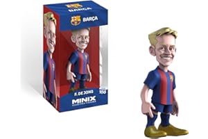 MINIX Fútbol Stars #188 FC Barcelona Frenkie De Jong 21 - Figura Coleccionable (12 cm)