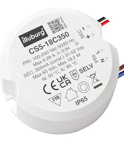 Alimentatore LED Driver CC 600mA 3V-4V DC - Trasformatore Corrente Costante 3W Per Luci LED