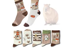Sadodo 5 par Capybara strumpor Set damer & flickor storlek 35-38 en storlek