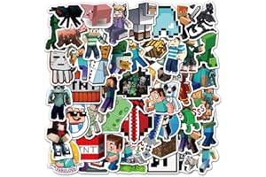 UNIFUN 50 pcs Autocollants Stickers en vinyle imperméables pour ordinateur portable, pare-chocs, bouteilles d'eau, ordinateur, téléphone, casque, autocollants et décalcomanies de voiture