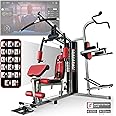 Sportstech HGX100/HGX200/HGX300 - Stazione di Forza Premium per Innumerevoli Varianti d'Allenamento, Palestra Multifunzionale