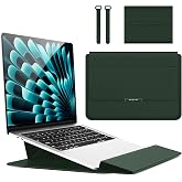 Hinnwer 13 14 Inch Laptop Sleeve with Stand for MacBook Air 13 M5/M4/M3/M2/M1 (2026-2020), MacBook Pro 13-14 M5/M4/M3/M2/M1 P