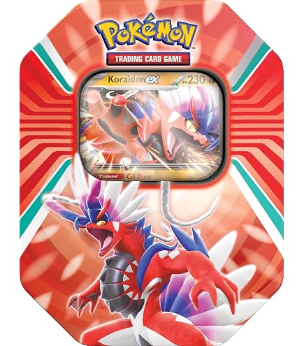 Pokémon TCG Paradox Destinies Tin - Terrakion - Carte Promo Et 4 Boosters - Jeu De Cartes Collection