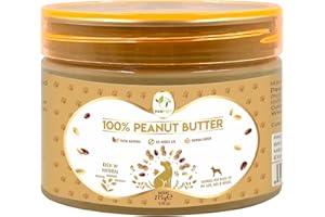 PAWFECT FOOD Pawfect Peanut Butter for Dogs | 100% Natural Peanut Butter | No Added Sugar, Salt, Palm Oil | No Sweeteners, No Xylitol | Dog Friendly Texture | Healthy Dog Treat | (275g/9.70oz)