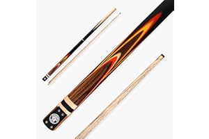 Jonny 8 Ball Traditional Range 57 Inch 3 Piece Centre Jointed Length Adjustable Snooker Pool Cue 9mm Tip - Shorten to 44 Inch