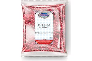HOME LINE Pepe Rosa in Grani 100% Naturale - Busta da 250g | Pepe Rosa dal Madagascar per Carni, Salse e Vellutate Gourmet con Aroma Unico