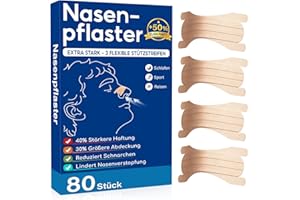 ‎AIZEO Nasenpflaster Schnarchen-Extra Stärke, 2025 Neues Verbessertes Nose Strips Anti Schnarch mit 3 Flexiblen Stützgurten Nasenstrips Besser Atmen Nasal Strips Extra Halt für Bessere Schlafqualität &Sport