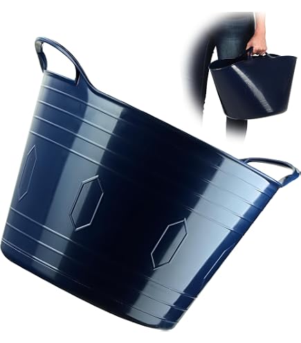 Corbeille A Linge Sustania - Lot De 3 Paniers à Linge Flexibles - Avec Poignées - Multicolores - Aération - Plastique Durable Cesto Portabiancheria Plastica