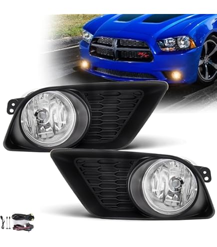 DLAA Fog Lights For Dodge Charger 2018 2019 2020 2021 Front Fog Lamps Kit  Car Styling Spot Light With Cables and Switch, Clear Lens - 1 Pair: Buy  Online at Best Price in UAE - Amazon.ae