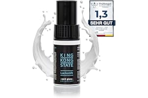 ‎KING KONG STATE King Kong State Lackstift - WEIß GLÄNZEND - 1-Schicht-Lack zur Ausbesserung von Steinschlägen und Kratzern am Auto (GLANZ)