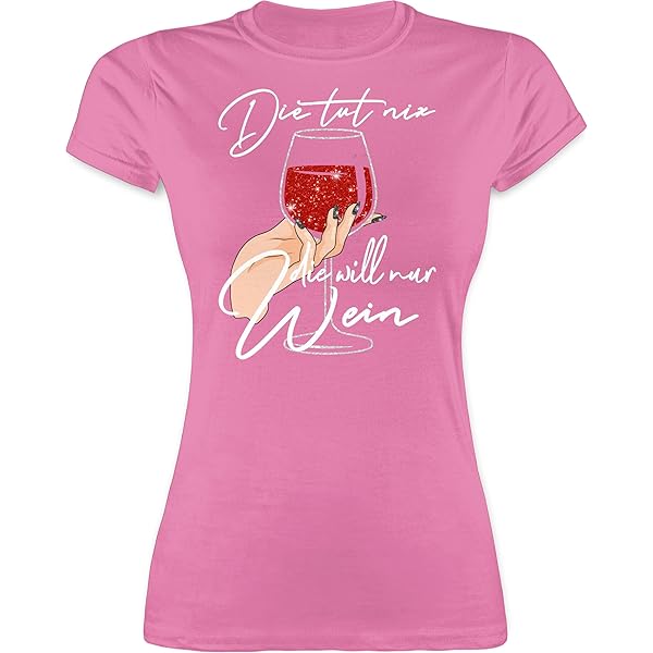 Lustiges Wein-Tanktop 'Die Tut Nix Die Will Nur Wein' - Perfektes Geschenk Für Weinliebhaber