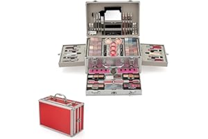 AMZTEMU Set de maquillaje para mujer, Make up set, Kit de Maquillaje Profesional, Cosmética Set de Regalo(102 COULEUR)